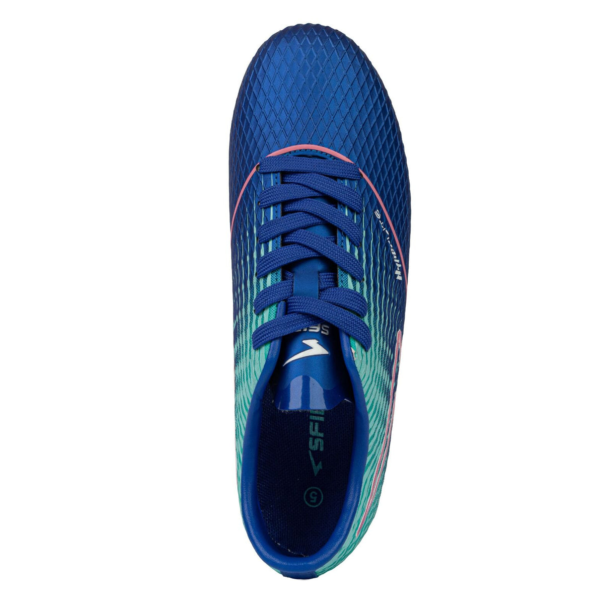 Sfida Equaliser Junior Football Soccer Boots - Royal/Mint/Pink (Childrens/ Kids)