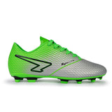 Sfida Equaliser Junior Football Soccer Boots - Silver/Green (Childrens/ Kids)