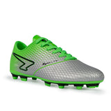 Sfida Equaliser Junior Football Soccer Boots - Silver/Green (Childrens/ Kids)