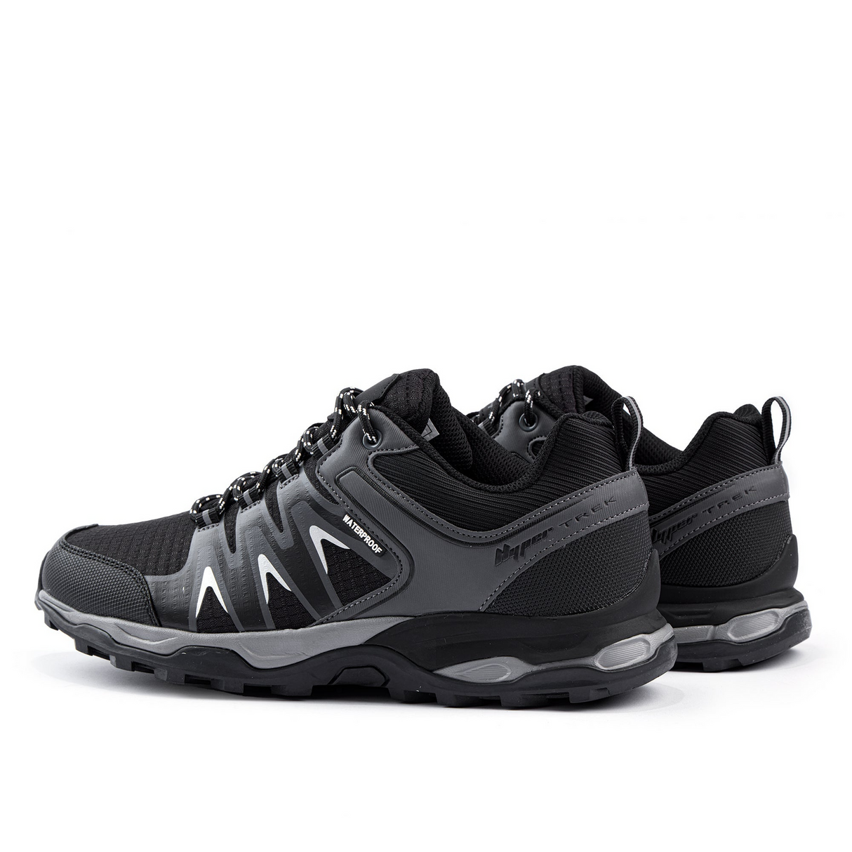 SFIDA Frontier Mens Waterproof Hiking Outdoor Shoes Hyper Trek - Black/Grey
