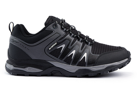SFIDA Frontier Mens Waterproof Hiking Outdoor Shoes Hyper Trek - Black/Grey - US 9