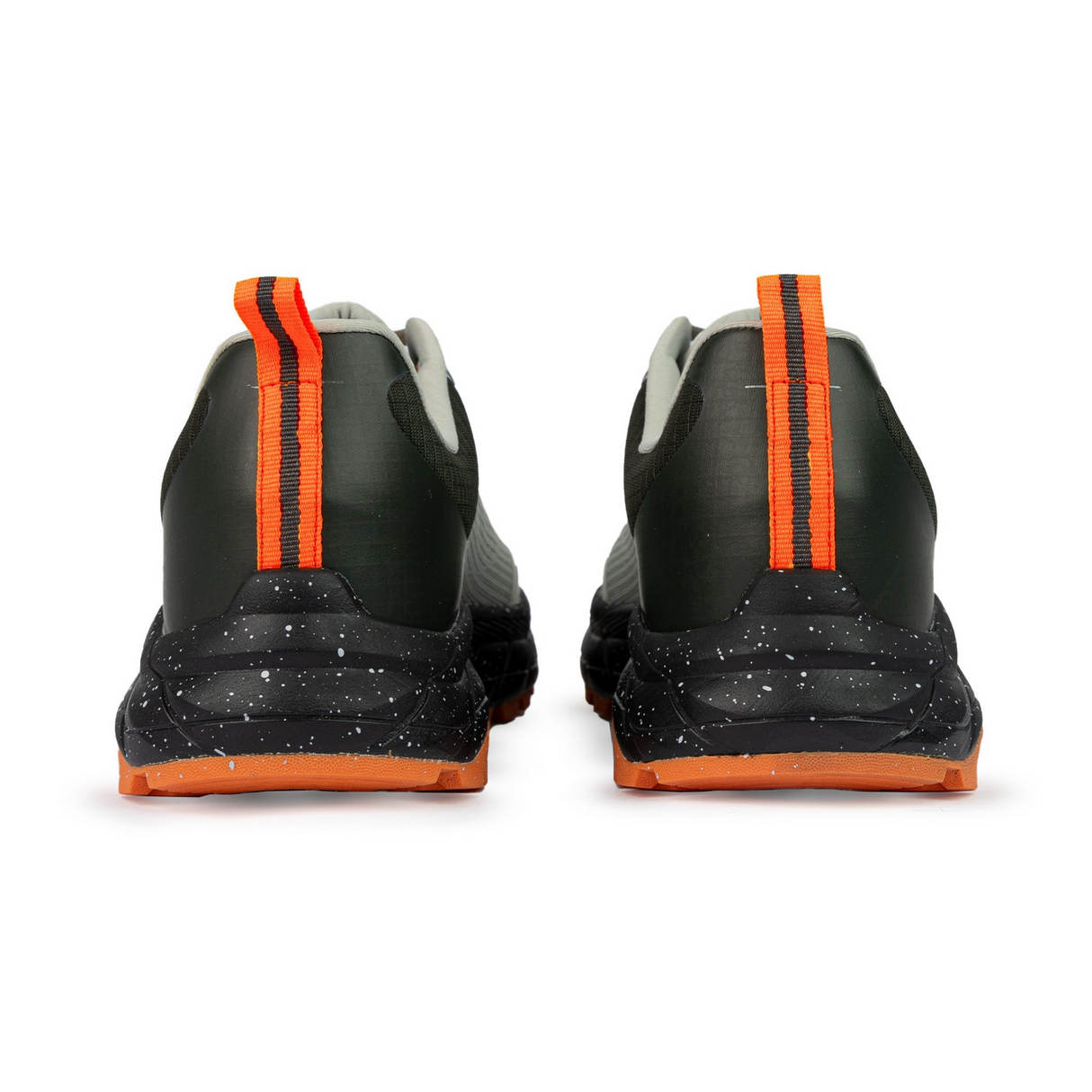 SFIDA Mens Nomad Hyper Lite Trail Runners Sneakers Shoes in Grey/Khaki/Orange