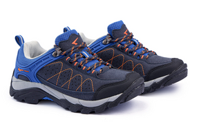 SFIDA Pioneer Boys Outdoor Hiking Shoes - Navy/Royal/Orange (Kids Sneakers)