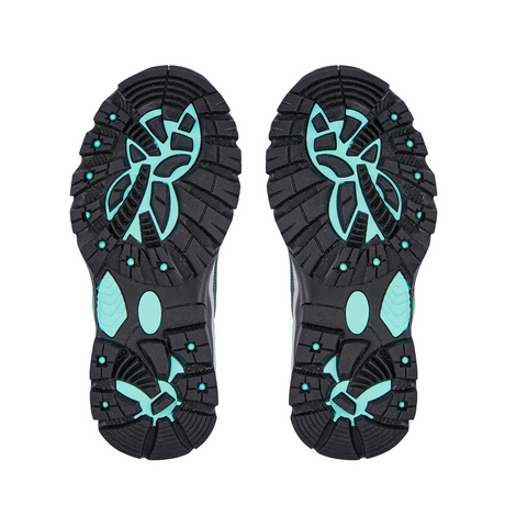 SFIDA Pioneer Girls Outdoor Hiking Shoes - Denim/Mint/Pink (Kids Sneakers)
