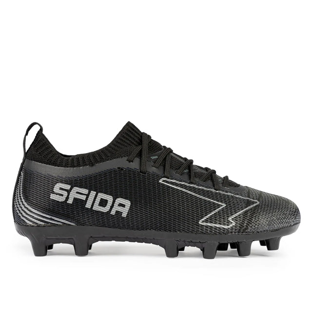 SFIDA Pulse Junior Sock Football/Soccer Boots in Black  - US 7