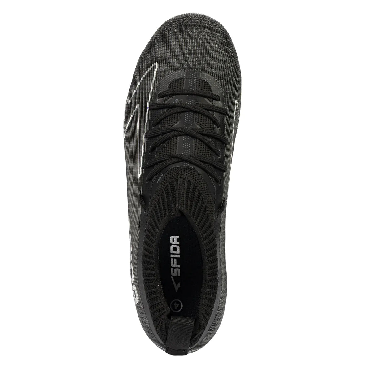 SFIDA Pulse Junior Sock Football/Soccer Boots in Black 