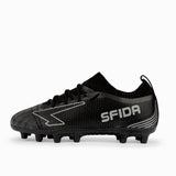 SFIDA Pulse Junior Sock Football/Soccer Boots in Black 