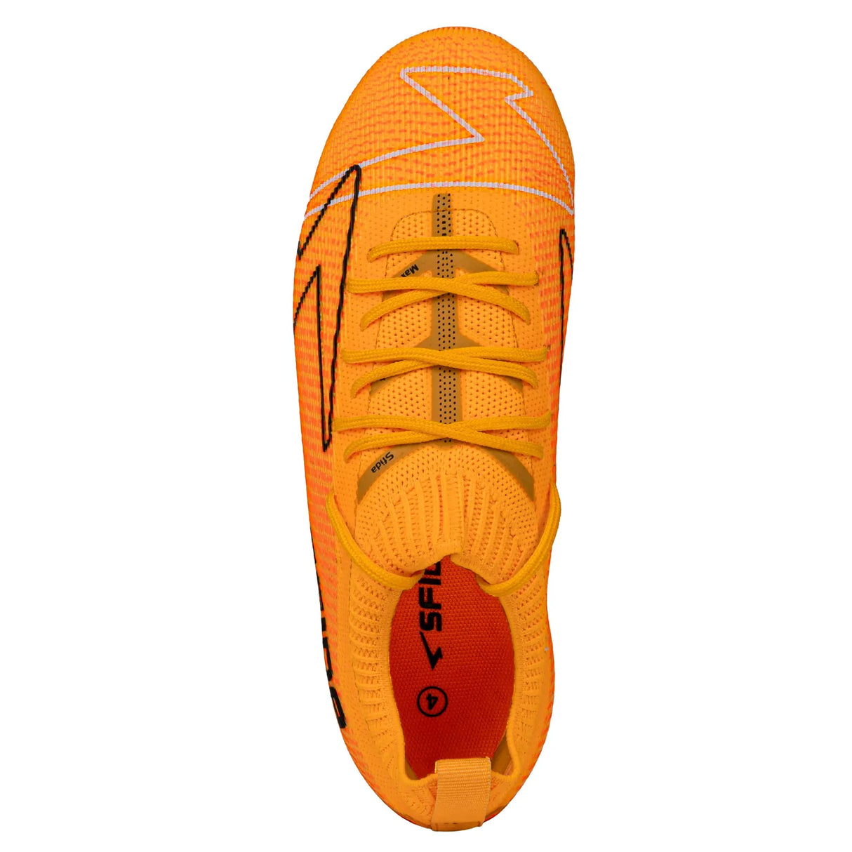 SFIDA Pulse Junior Sock Football/Soccer Boots in Orange