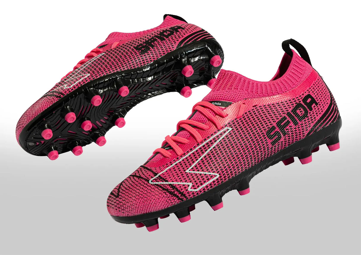 Sfida Pulse Junior Sock Football/Soccer Boots - Pink