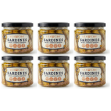 6x 250g Sea Cave Lightly Smoked Sardines Fish Sprats in Oil Bulk Pack - Product of Latvia (Shproti)