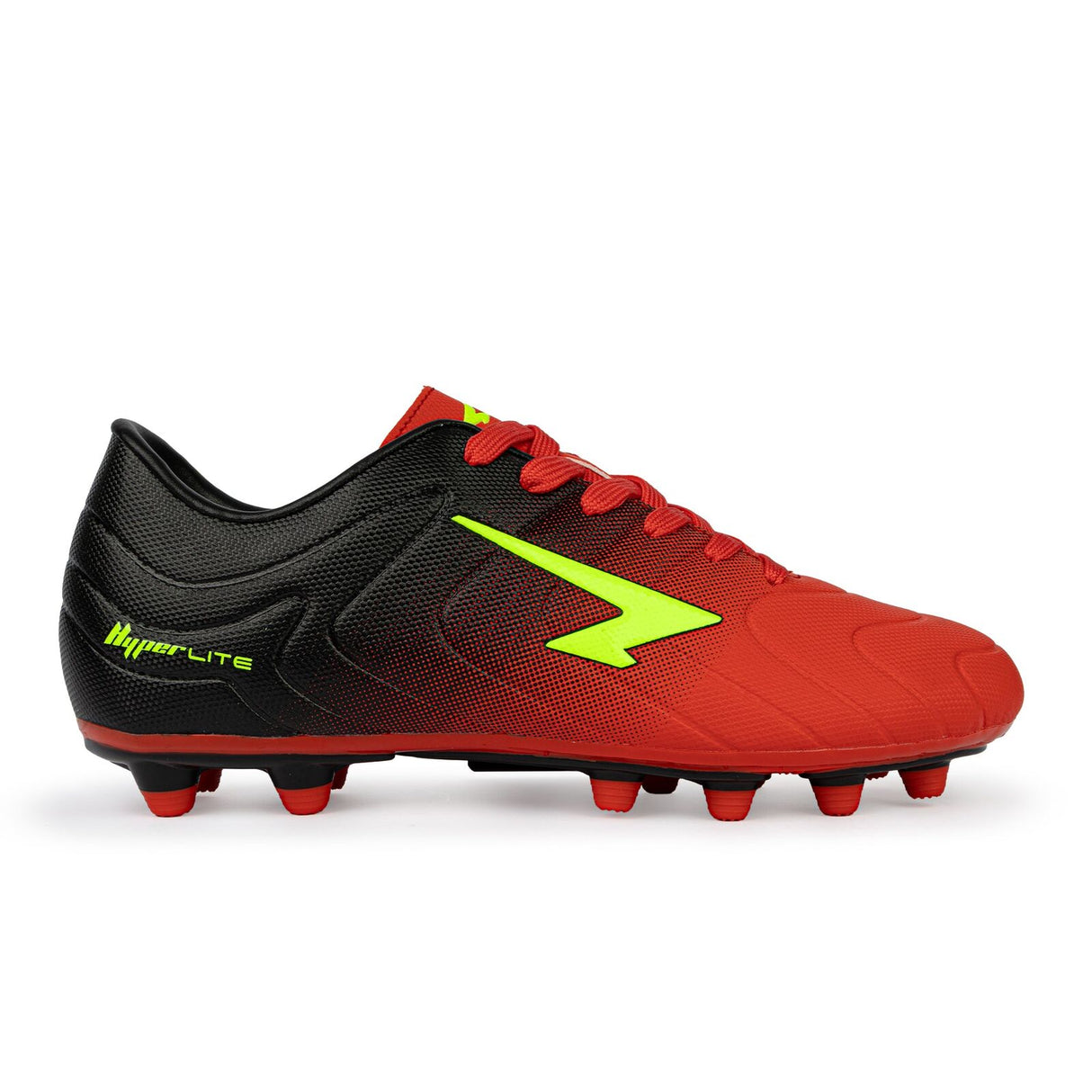 Sfida Velocity Junior Wide Fit Soccer Football Boots - Red/Yellow/Black (Childrens/Kids)