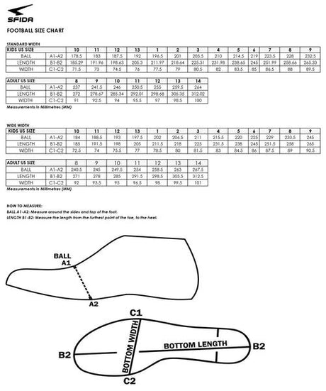 Sfida Velocity Senior Mens Wide Fit Football Soccer Boots in Red/Yellow/Black