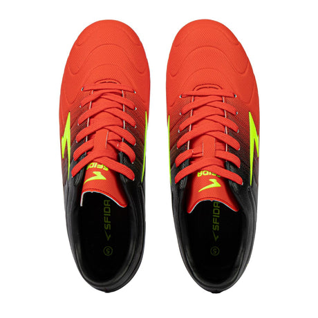 Sfida Velocity Senior Mens Wide Fit Football Soccer Boots in Red/Yellow/Black