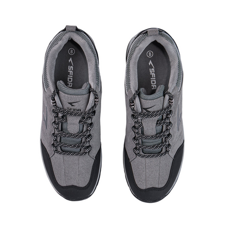 SFIDA Voyage Mens Outdoor Walker Shoes Sneakers in Grey/Black