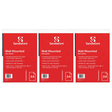 3x Sandleford A4 Wall-Mounted Sign Holder Bulk Pack - Clear Portrait (21.3x4x32.3cm)
