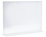 3x Sandleford Double Sided Sign Holder Bulk Pack - T-Shape A4 Protection for Menus/Tickets/Signs