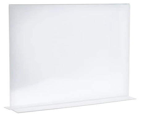 3x Sandleford Double Sided Sign Holder Bulk Pack - T-Shape A4 Protection for Menus/Tickets/Signs