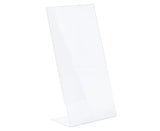3x Sandleford DL Slanted Sign Holder Bulk Pack - Portrait (11x5x22cm)
