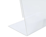 3x Sandleford DL Slanted Sign Holder Bulk Pack - Portrait (11x5x22cm)