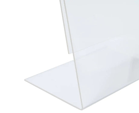 3x Sandleford DL Slanted Sign Holder Bulk Pack - Portrait (11x5x22cm)