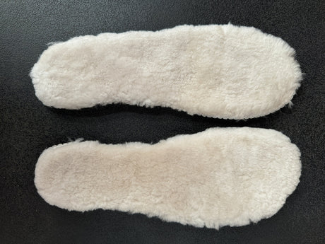 Australian Sheepskin Insoles for UGG Boots Slippers Shoes Flexible Warm & Soft - Cream