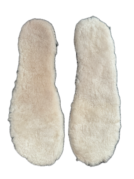 Australian Sheepskin Insoles for UGG Boots Slippers Shoes Flexible Warm & Soft - Cream
