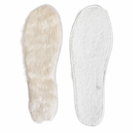 Australian Sheepskin Insoles for UGG Boots/Slippers/Shoes - Cream (Flexible Warm & Soft)