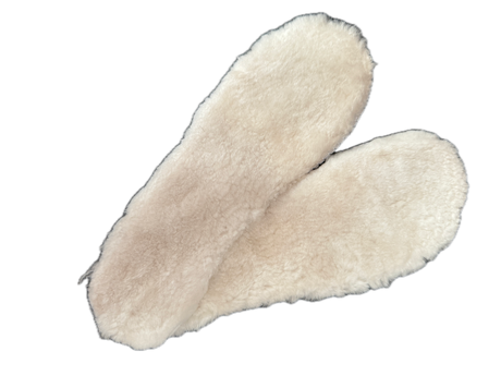Australian Sheepskin Insoles for UGG Boots Slippers Shoes Flexible Warm & Soft - Cream