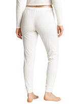 Womens Thermal Beige Cotton Long Janes Pants - Base Layer Bottoms Underwear