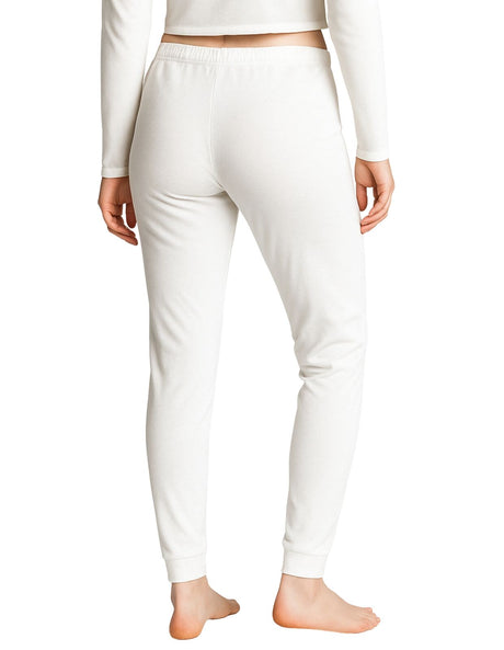 Womens Thermal Beige Cotton Long Janes Pants - Base Layer Bottoms Underwear