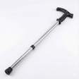 Adjustable Silver Walking Stick - Extra Sturdy Ergonomic Pole