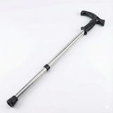 Adjustable Silver Walking Stick - Extra Sturdy Ergonomic Pole