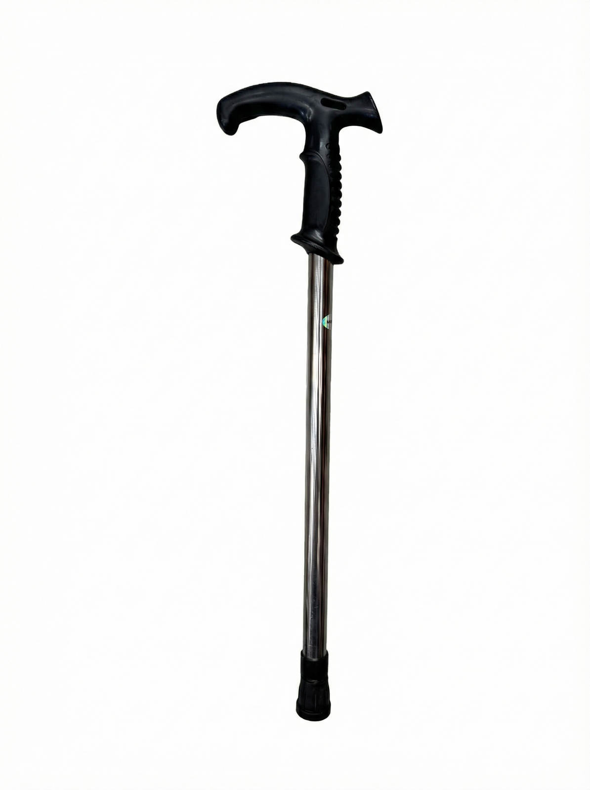Adjustable Silver Walking Stick - Extra Sturdy Ergonomic Pole