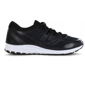 Saucony Guide ISO 2 Kids Youth Sneakers - Black/White (Medium Width Shoes/Runners)