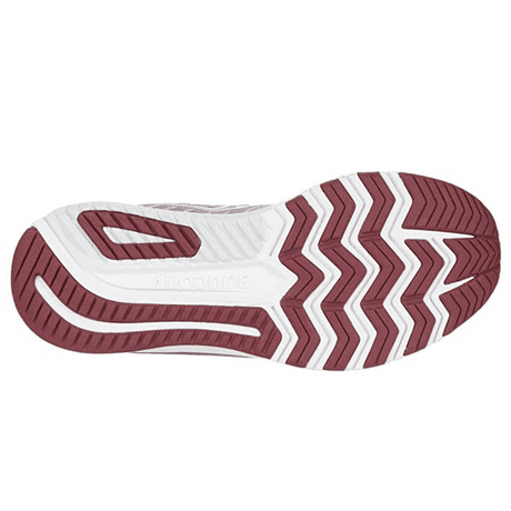Saucony Guide 13 Big Kids Sneakers- Alloy/Red (Boys/Girls Walking Shoes)