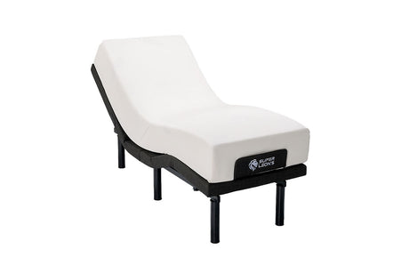 2pcs Set Half Queen Electric Adjustable Bed Base & Premium Memory Foam Mattress