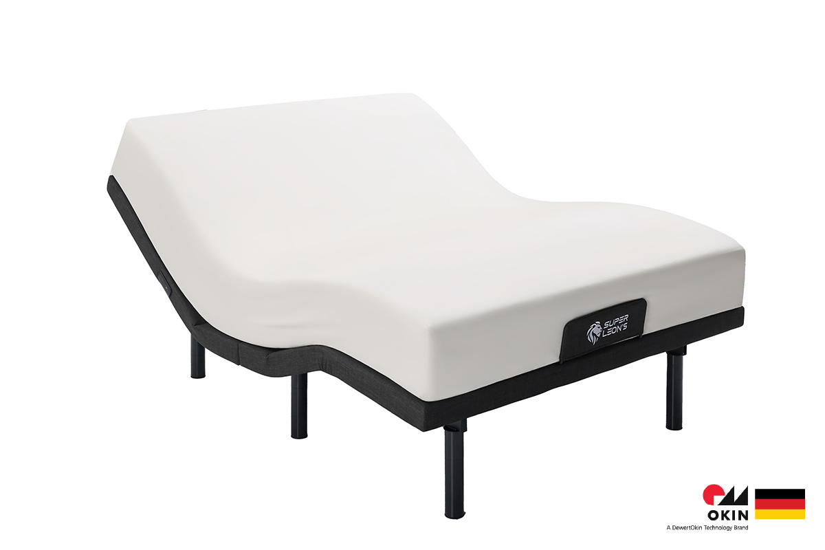 2pcs Set Queen Electric Adjustable Bed Base & Premium Memory Foam Mattress