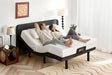 2pcs Set Queen Electric Adjustable Bed Base & Premium Memory Foam Mattress