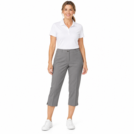 Sporte Leisure Womens Dri-Sporte Stretch 3/4 Tech Pants - Chrome