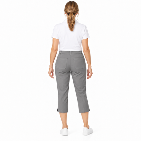 Sporte Leisure Womens Dri-Sporte Stretch 3/4 Tech Pants - Chrome