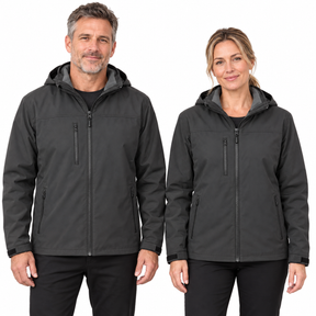 Sporte Leisure Unisex Hotham 100% Waterproof Fleece Lined Jacket in Graphite - XXS