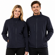 100% Waterproof Unisex Fleece Lined "Hotham" Jacket Warm Winter in Midnight