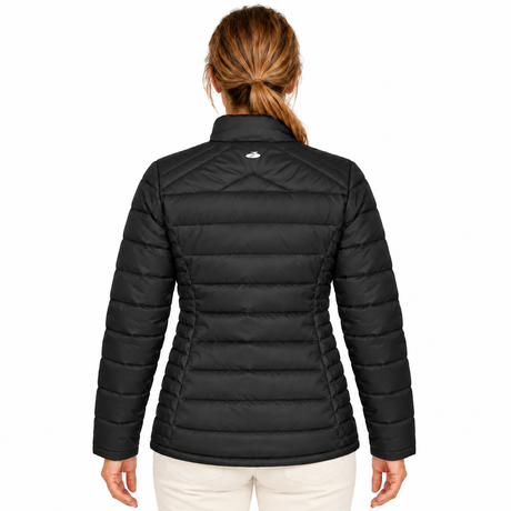 Sporte Leisure Womens "Whistler" Soft-Tec Puffer Jacket - Black (Quilted)