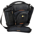 Case Logic Medium SLR Camera Shoulder Bag For DSLR Zoom Lens Waterproof Base in Black