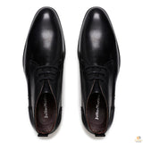 Julius Marlow Spike Mens Chukka Leather Boots - Black (Lace Up Dress Formal Shoes)