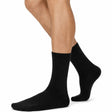 1 Pair Merino Wool Loose Top Thermal Socks - Black (Diabetic Circulation)