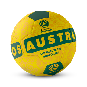 Summit Australia Socceroos Lava Soccer Ball Size 5 - Officially Licensed Team Supporter