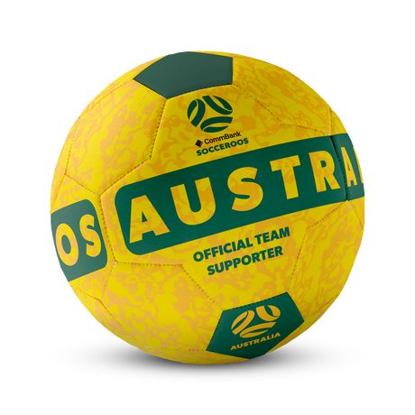 Summit Australia Socceroos Lava Soccer Ball Size 5 (Team Supporter) - Officially Licensed