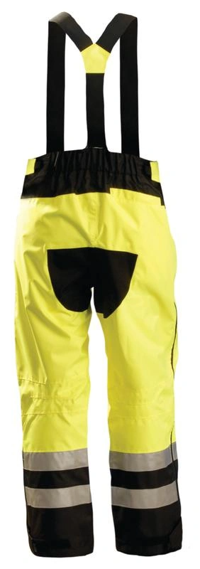 Occunomix Mens Breathable Rain Bib Pants - Yellow (3M Safety Workwear)