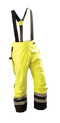 Occunomix Mens Breathable Rain Bib Pants - Yellow (3M Safety Workwear)